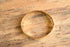 Monet Textured Hinged Bangle Bracelet
